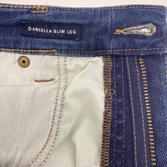 NWT Chaps Womens' Daniella Slim Leg Slimming Fit Denim Jeans Blue sz 12 Casual - Picture 8 of 9